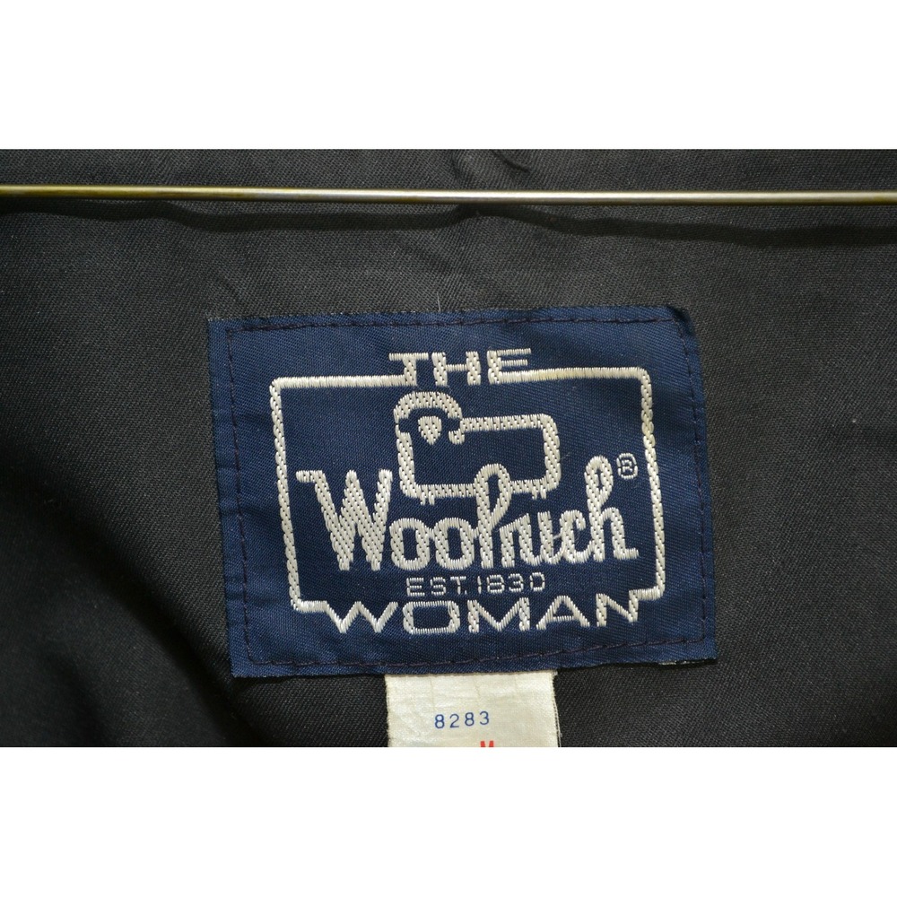 Vintage Woolrich Jacket Womens M Hunter Green Wool Bomber Zip Lined Made USA 80s - Picture 7 of 16
